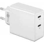 Ładowarka sieciowa 2x USB-C 36W PD Goobay BIAŁA