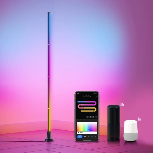 Lampa podłogowa LED RGB WIFI 4-segmentowa 150 cm GLOW Corner