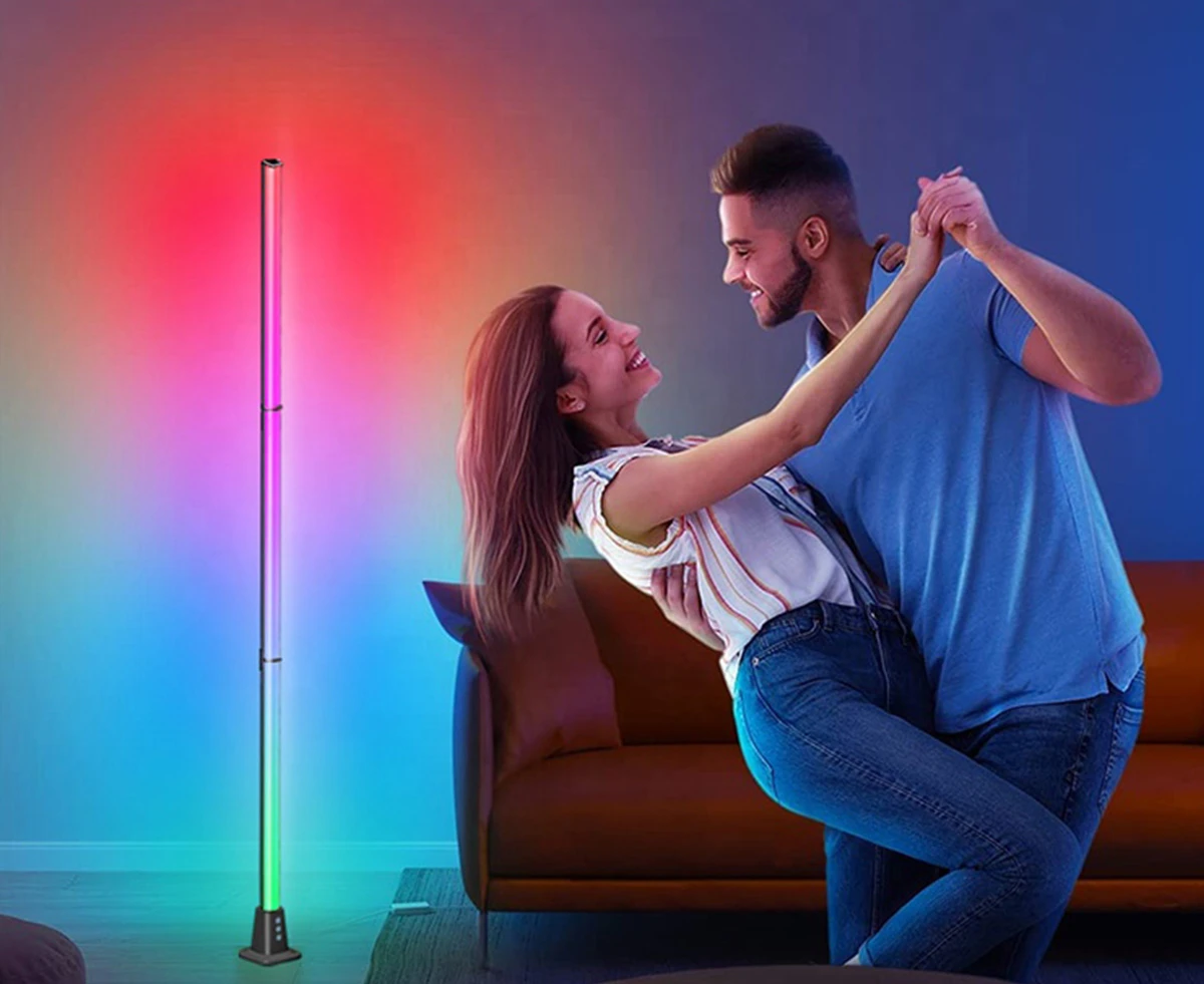Lampa podłogowa LED RGB WIFI 3-segmentowa 120 cm GLOW Corner