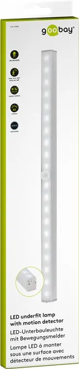 Lampka podszafkowa LED 160lm światło BIAŁE ZIMNE 33cm Goobay