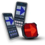 Lampka rowerowa tylna Wind and moon WT28 animacja emoji