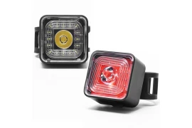 Lampka rowerowa Wind and Moon WT06 2 w 1 zestaw przód i tył