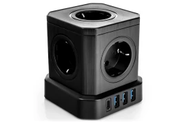 Listwa zasilająca 5xAC 3xUSB 1xUSB-C SPS-C02B