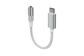 LS-Y80C Adapter przejsciówka USB-C na jack 3.5 mm szary