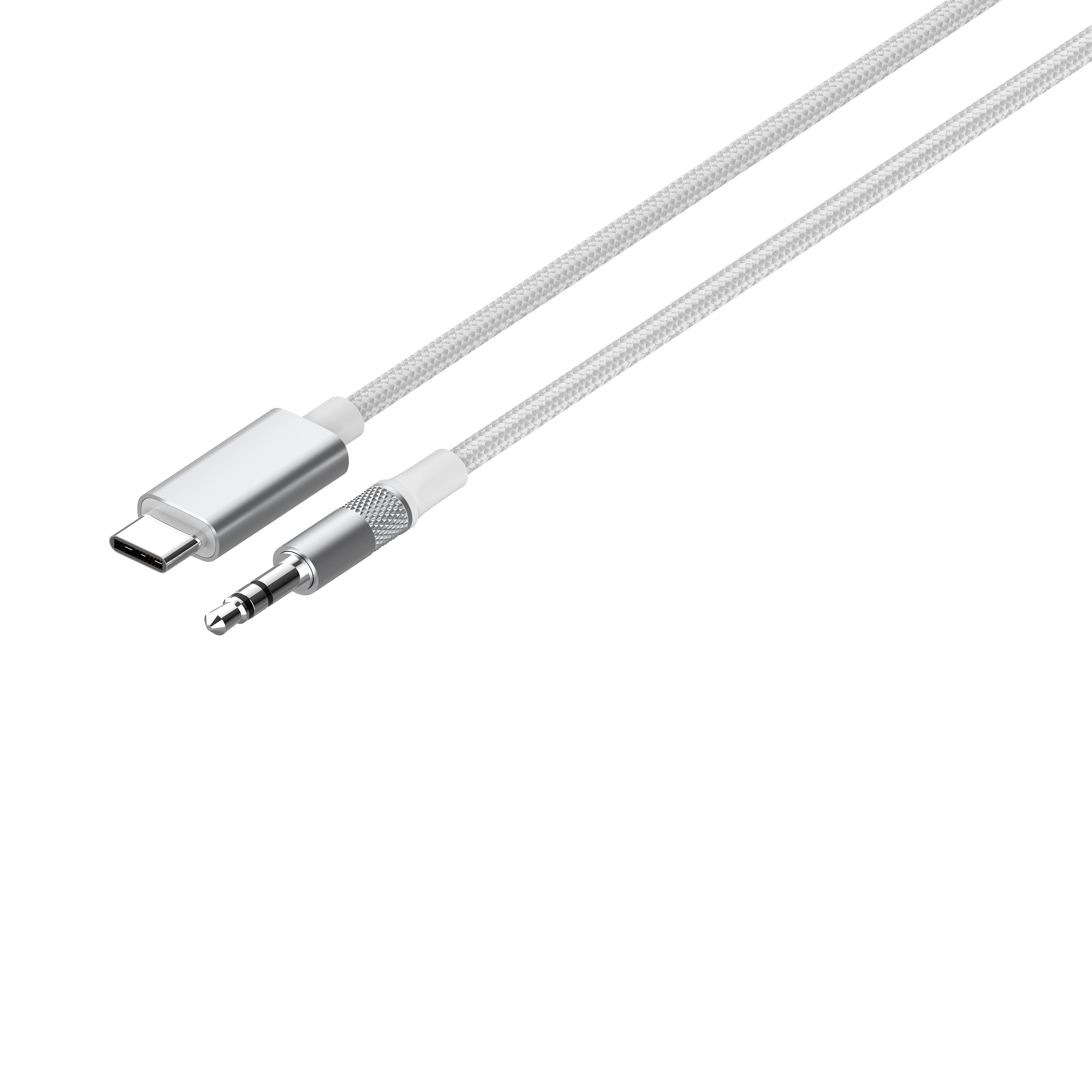 LS-Y81C kabel USB-C na jack 3.5 mm 1 metr szary