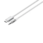 LS-Y82C kabel USB-C na jack 3.5 mm 2 metr szary