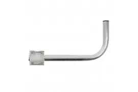 Stojak balkonowy gięty L-40cm lewy z cybantami