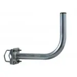 Maszt balkonowy czołowy gięty L-40cm, przedłużany