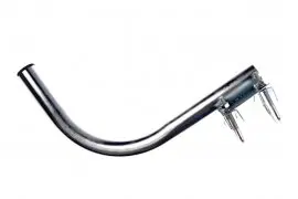 Uchwyt balkonowy do anteny gięty L-40cm mocowanie dolne