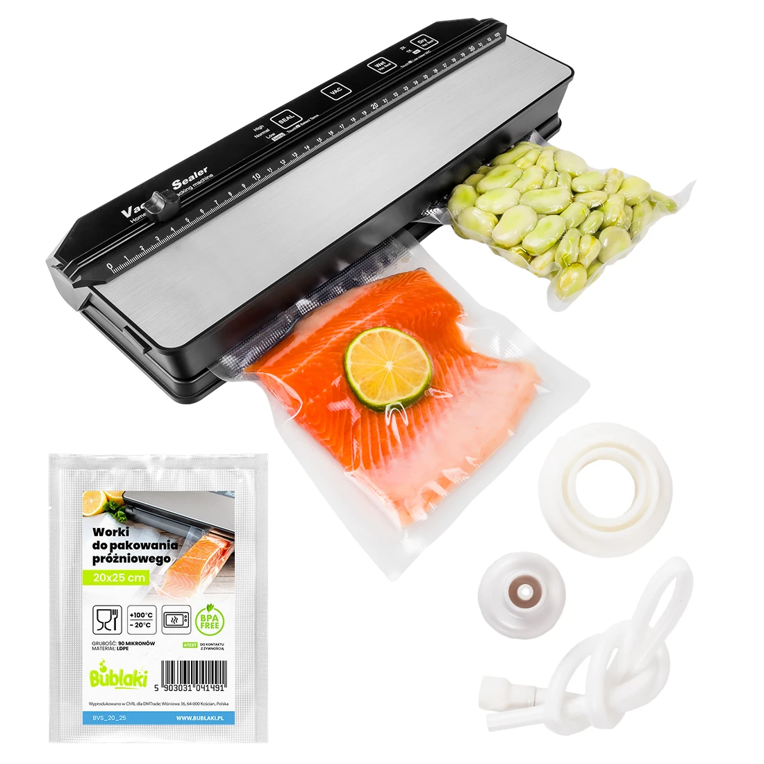 Maszyna do Zgrzewania Próżniowego, Konserwacja Żywności Bublaki BAP-13  Zgrzewarka Próżniowa