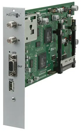 Moduł podwójny POLYTRON SPM-S2AVT DVB-S-S2 do AV CI