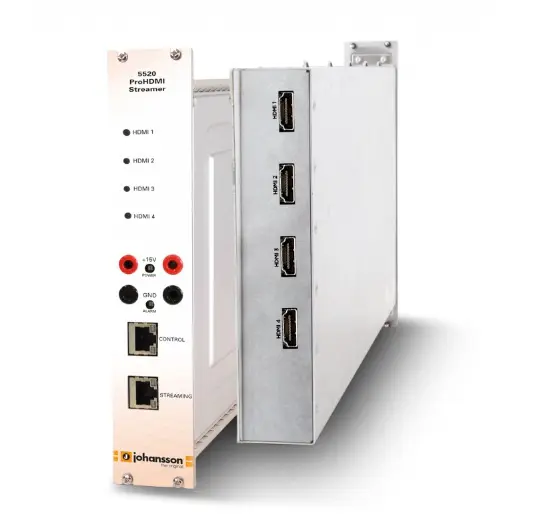 Modulator cyfrowy czterokanałowy Johansson 5520 HDMI na IP