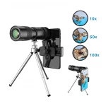 Monokular teleskop do telefonu ze statywem 10-300X40 BAK-4