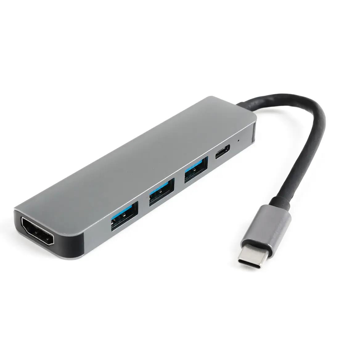 Multiport USB-C 5 w 1 na HDMI + USB-C z PD + 3x USB 3.0 SPU-M12