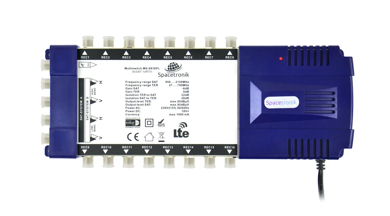 Multiswitch Spacetronik Pro Series MS-0916PL LTE