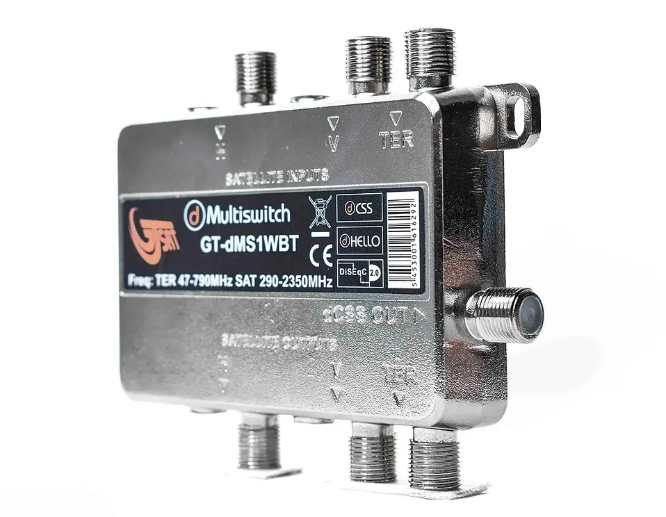 Multiswitch Wide Band na Unicable II 24xUB Canal+ Polsat Box GT-SAT GT-dMS1TWBT