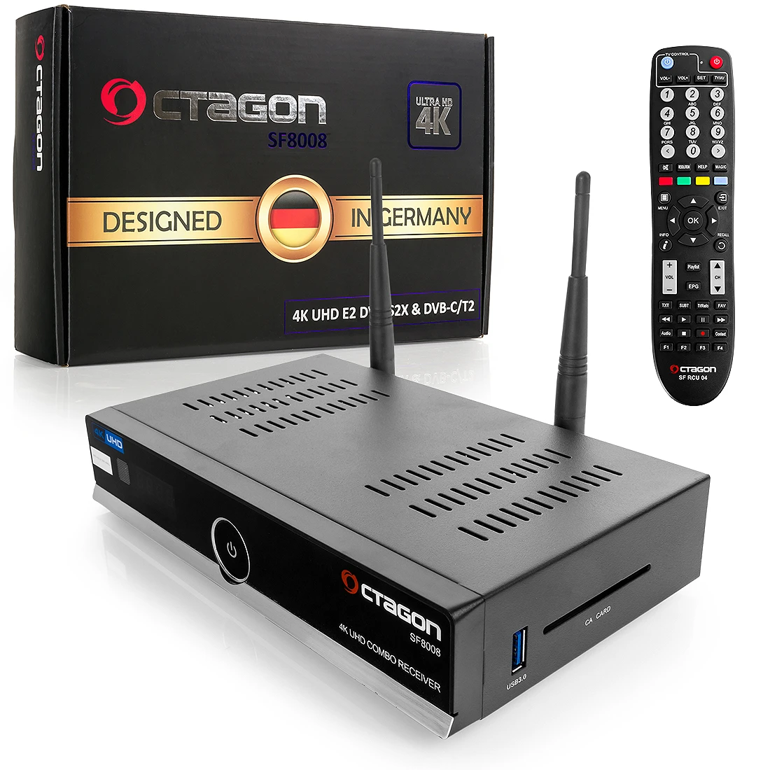 Octagon SF8008 4K COMBO DVB-S2X + DVB-C/T2