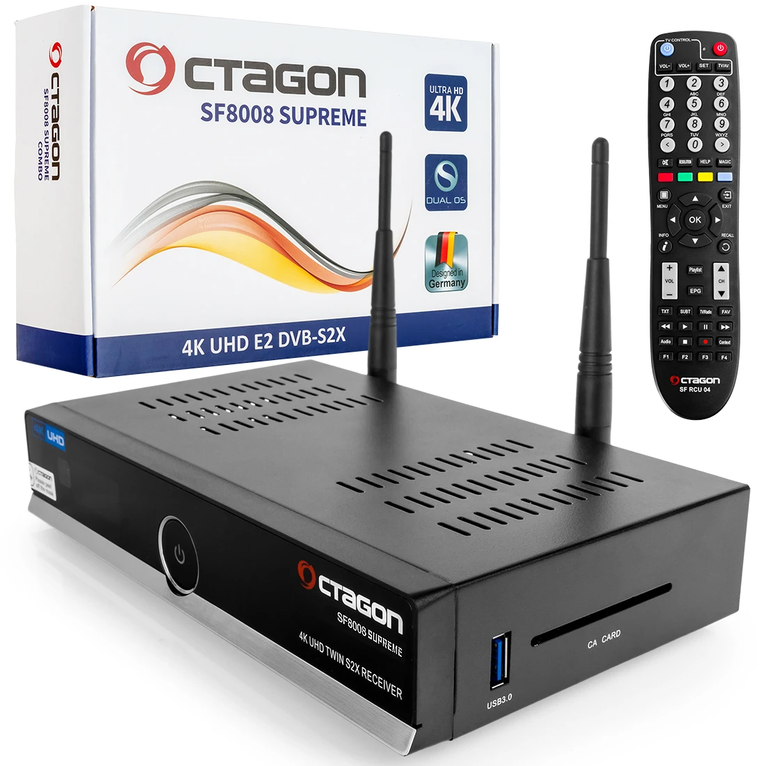 Octagon SF8008 V3 SUPREME TWIN Dual OS WiFi 1200Mbps M.2 SSD