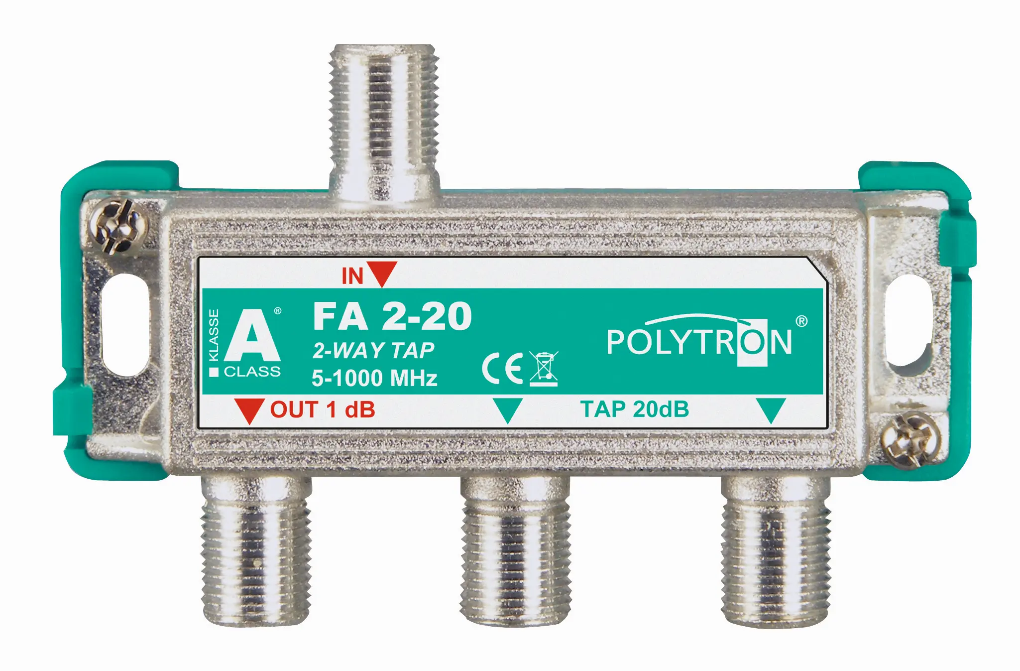Odgałęźnik Polytron Tap 2-krotny 20dB 5-1000 MHz FA 2-20