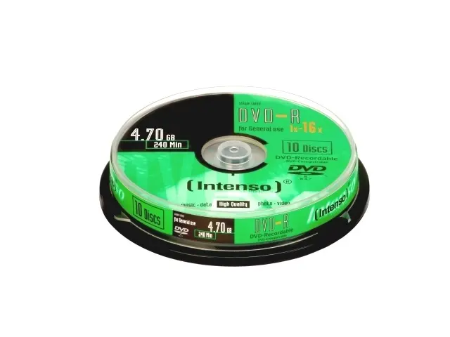 Płyty DVD+R INTENSO 4,7GB x16 (10 Cake)