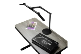 Profesjonalna Lampa Biurkowa LED CRI 95 Bezcieniowa Spacetronik Glow D4 z Regulacją Czarna 24W