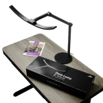 Profesjonalna Lampa Biurkowa LED CRI 95 Bezcieniowa Spacetronik Glow D5 z Regulacją Czarna 24W