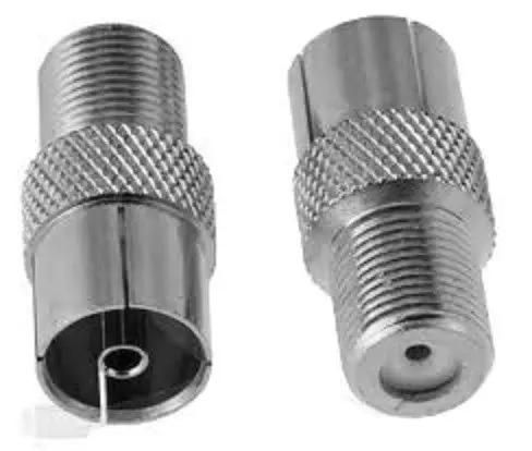 przejście IEC antenowe gniazdo F / gniazdo TV proste - paczka 100szt