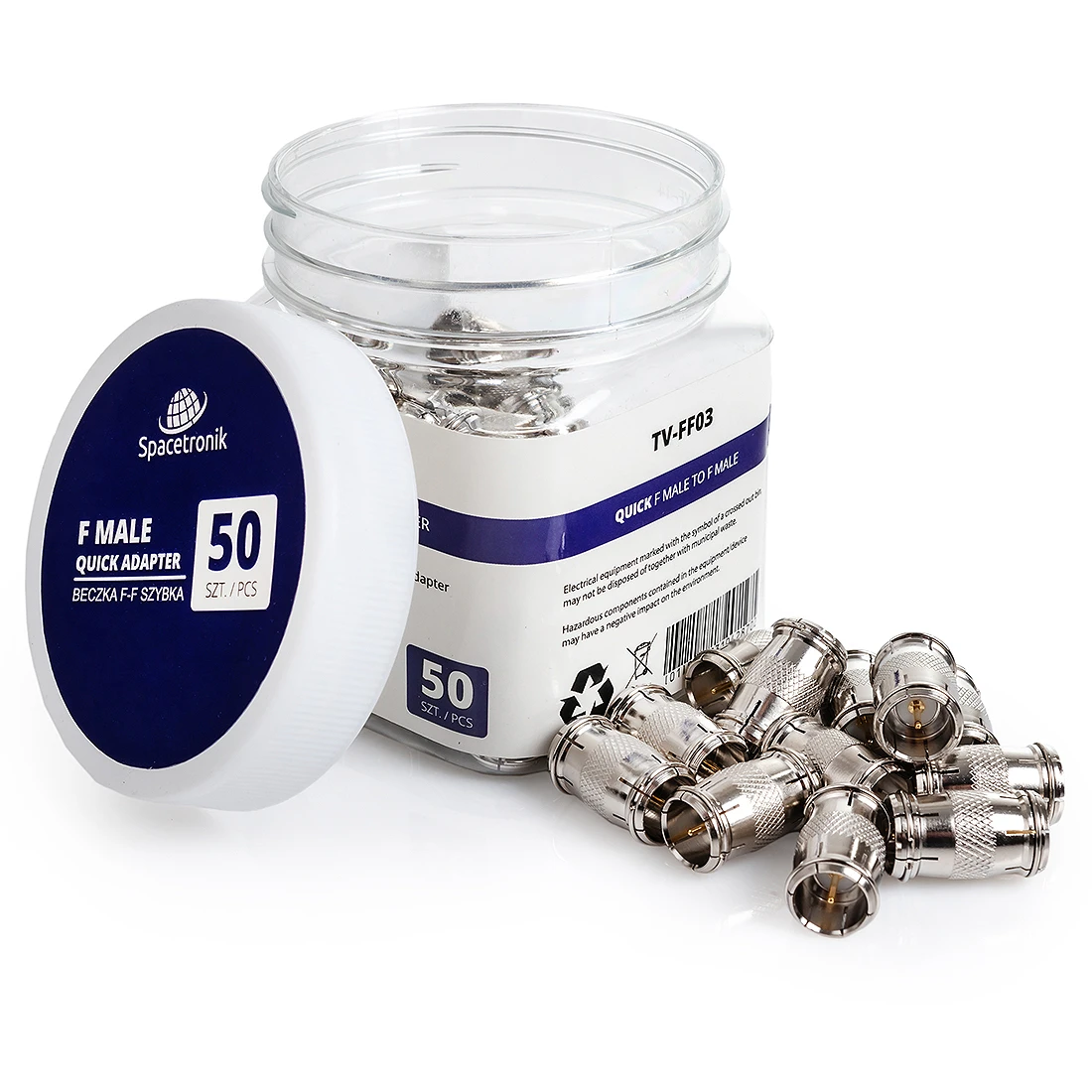 Przejście wtyk F - wtyk F