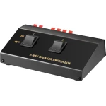 Przełącznik switch głośnikowy 2x1 selektor głośników do max. dwóch par Goobay