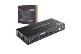 Przełącznik Switch KVM USB + HDMI 2/1 Spacetronik SPH-KVM23 8K@60Hz OUTLET