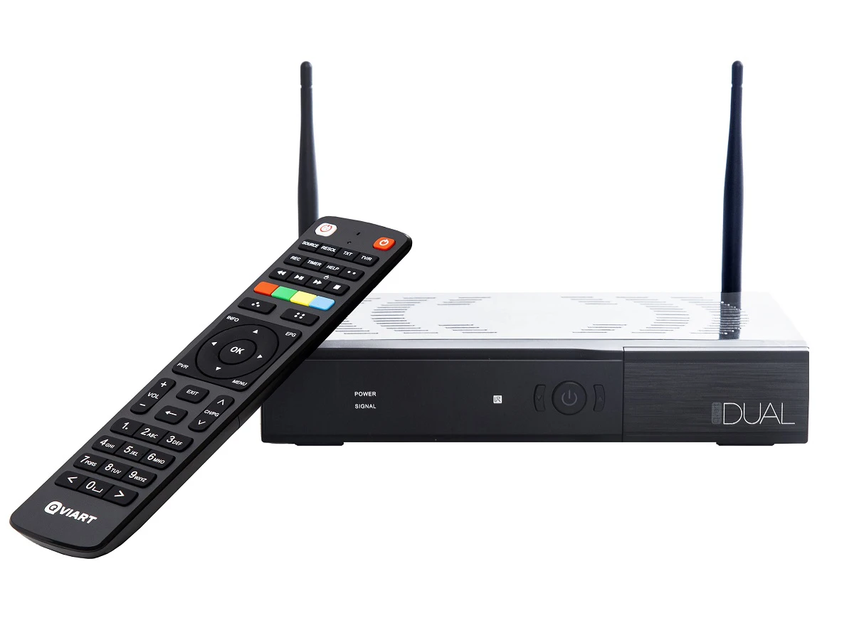 Qviart DUAL OS V2 4K Linux Enigma2 + Android 9.0 COMBO (VIARK)