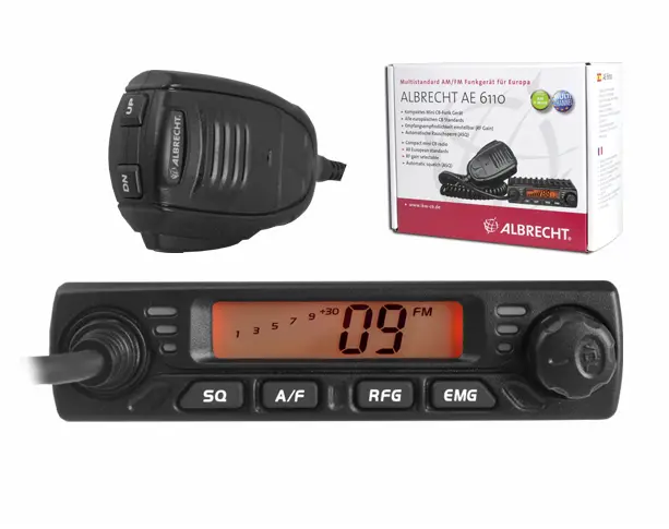 Radio CB ALBRECHT AE-6110 mini AM/FM/ASQ.