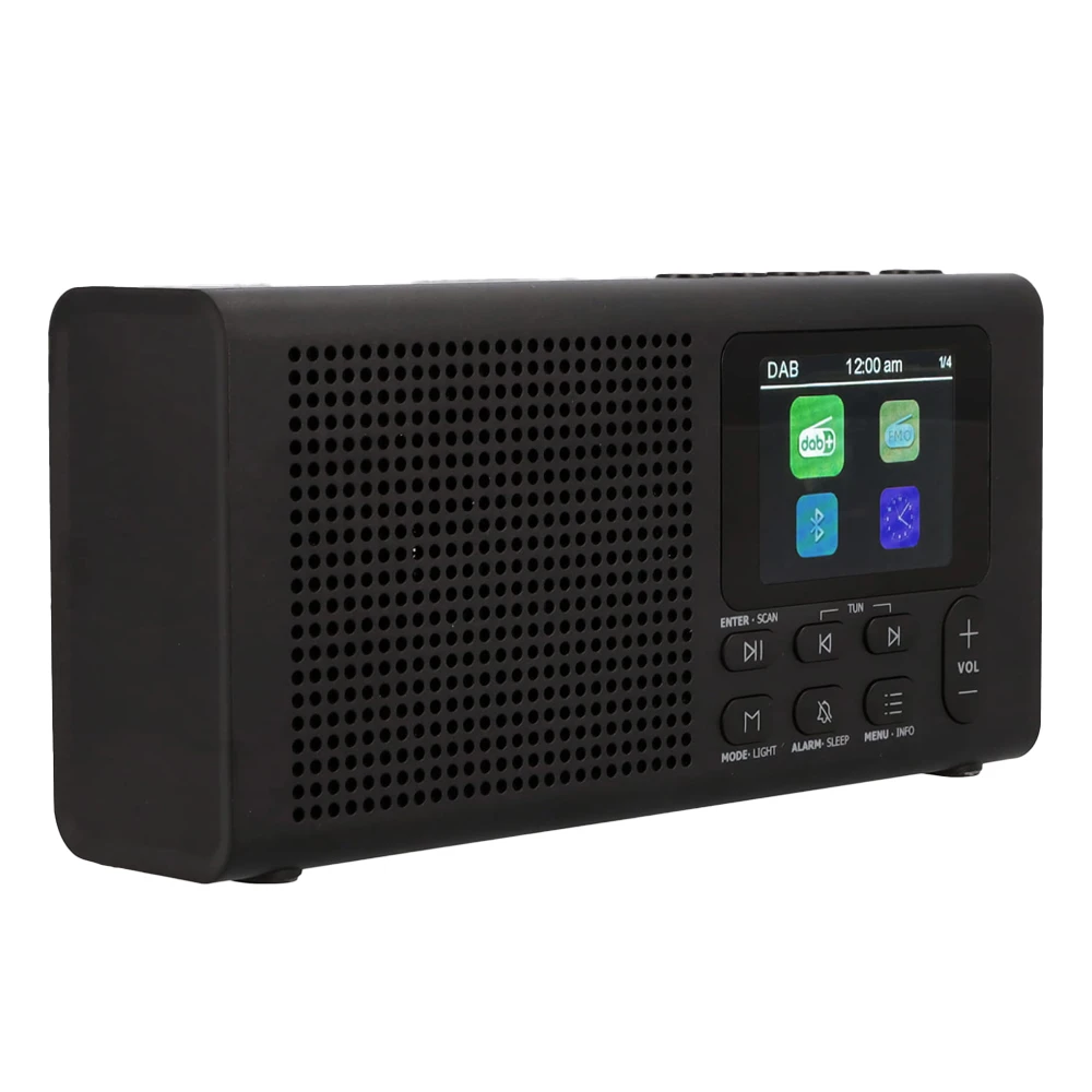 Radio - Głośnik Bluetooth 5.3 DAB/DAB+/FM Opticum TON 5 z LCD - Czarne