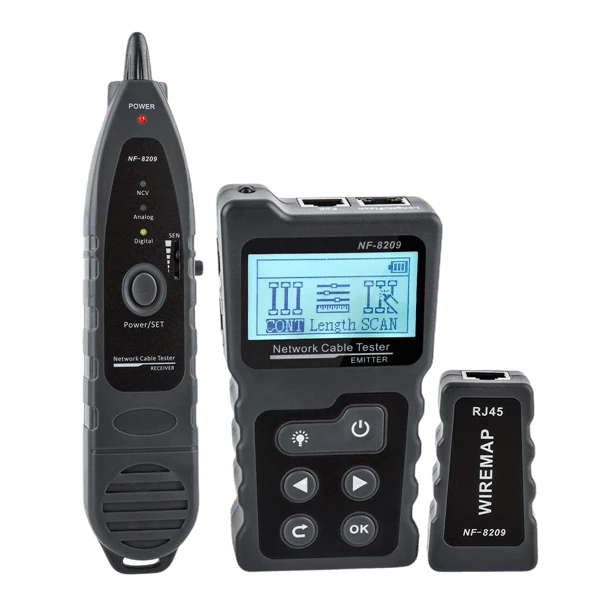 Rozbudowany tester kabli sieciowych Noyafa NF-8209