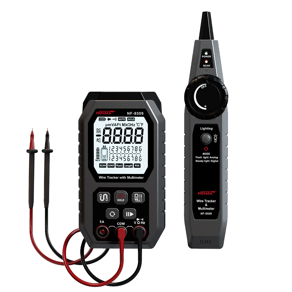 Tester kabli sieciowych z multimetrem NF-8509