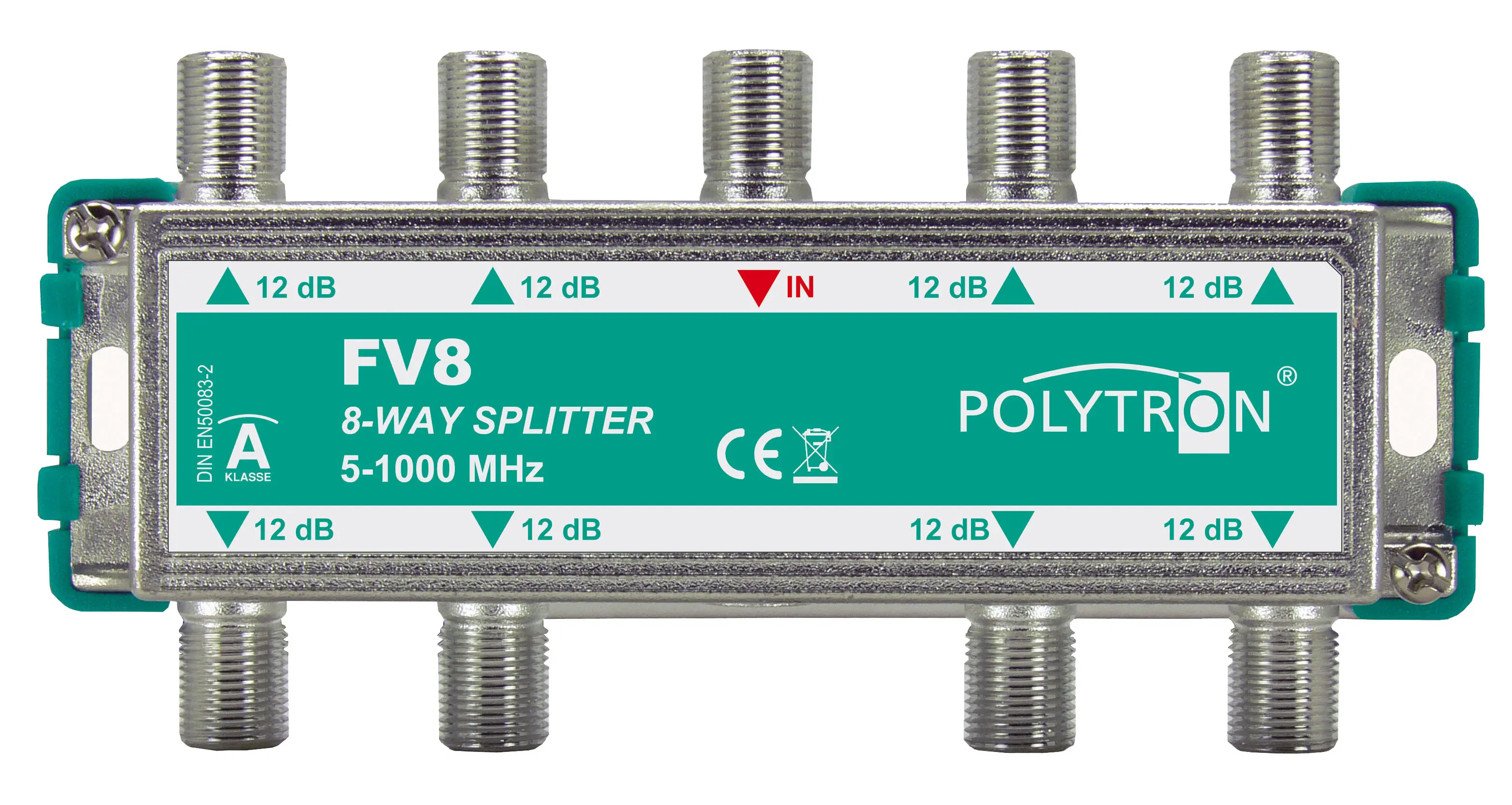 Rozgałęźnik 1x8 12dB 5-1000 MHz FV 8 Polytron