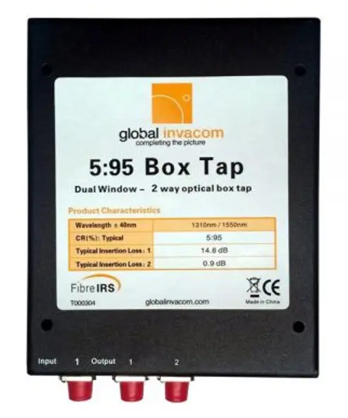 Odgałęźnik optyczny Box Tap 2-krotny FiberIRS 5:95 2-way optical