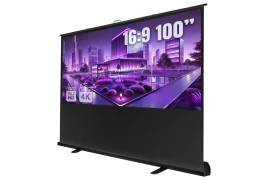 Rozwijany Ekran do Projektora Przenośny Podłogowy  100 cali 4k 16:9 Ekran Składany do Rzutnika OUTLET 