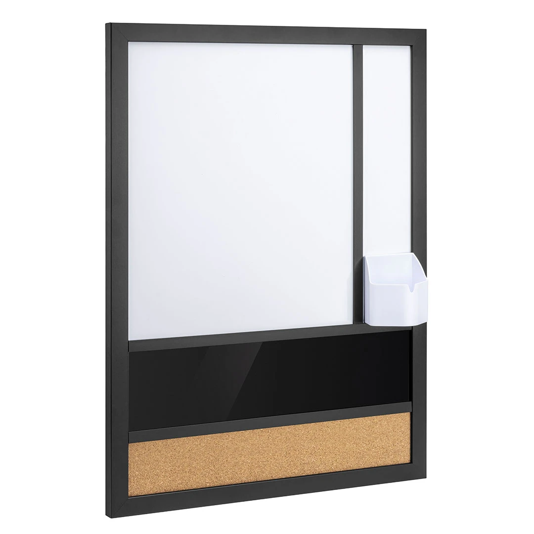 Tablica magnetyczna do pokoju, biura, suchościeralna + korkowa 450x600 mm z uchwytem na pisaki