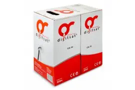 Skrętka CAT5e U/UTP DG-PREMIUM CU PVC bez żelu (sucha), SZARA 305m