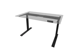 Stelaż biurka elektryczny Spacetronik SPE-253B USB czarny