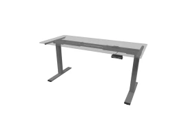 Stelaż do biurka regulowany elektrycznie Spacetronik SPE-214AG USB