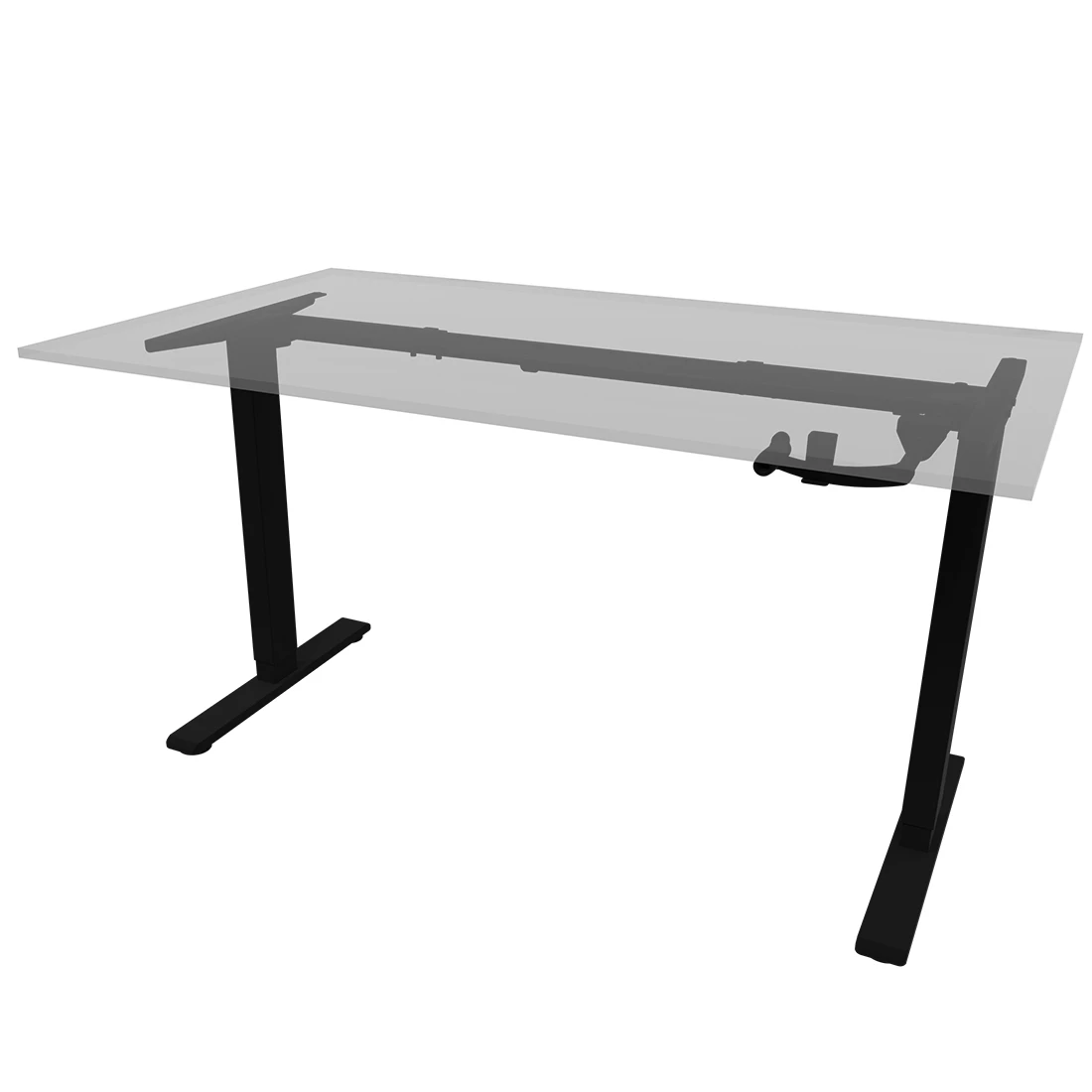 Stelaż do biurka regulowany ręcznie Spacetronik SPE-114MB