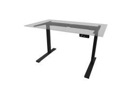 Stelaż elektryczny do biurka Spacetronik SPE-252B USB czarny