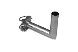 Stojak balkonowy gięty L-40cm z rury 48mm