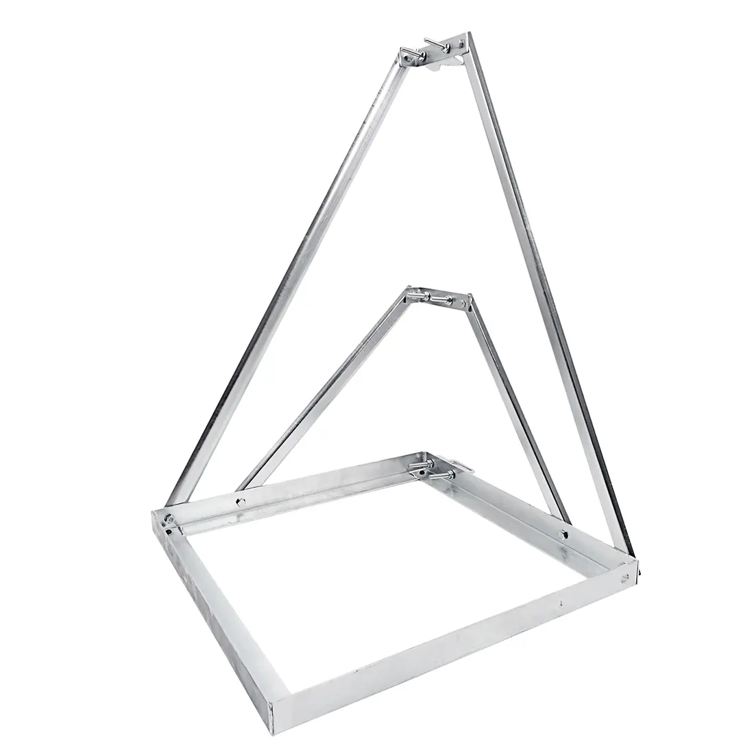 Stojak balastowy bezinwazyjny wzmocniony na płytę chodnikową 50x50