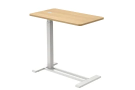 Stolik z manualną regulacją Buddy 08 biały drewno OUTLET