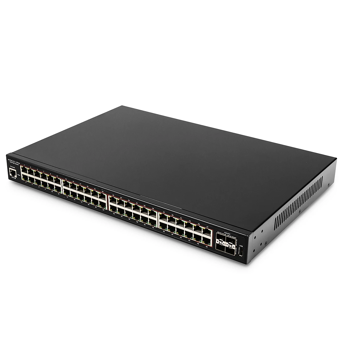 Switch zarządzalny L2 GS2048PS4 720W 48x PoE  10Gbps 4x porty SFP/TP 4x Uplink LAN