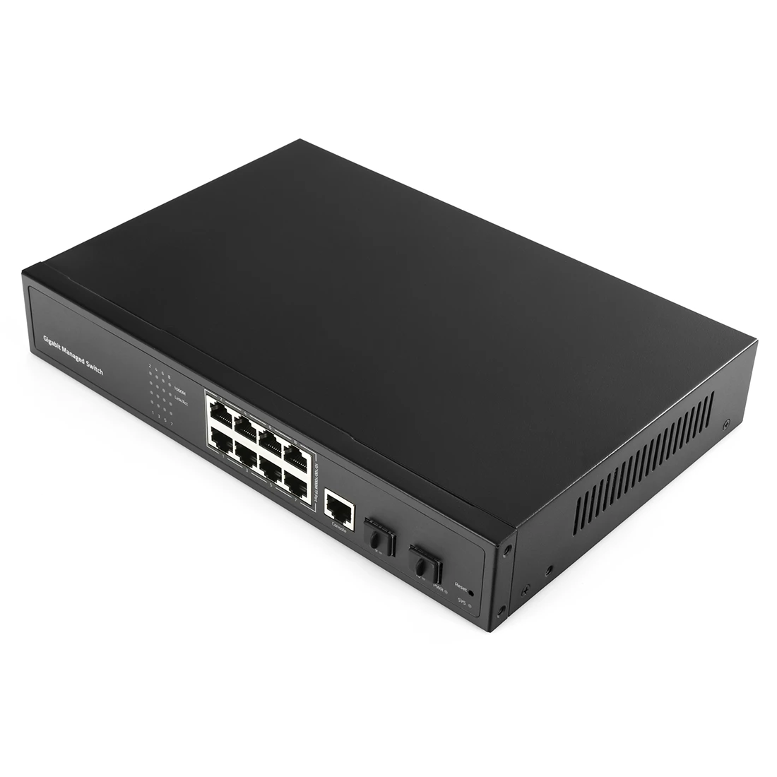 Switch zarządzalny L2 LAN 8x 1Gbps 2x porty SFP konsola przełącznik LAN Cudy GS2008S2