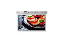 SYLVOX 15.6 Smart TV podszafkowy do kuchni Silver